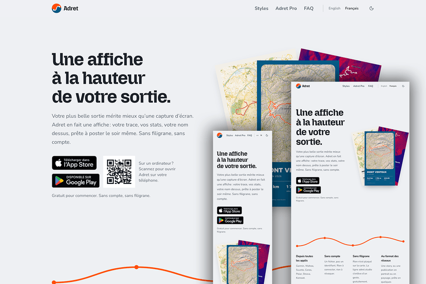 Site web Adret